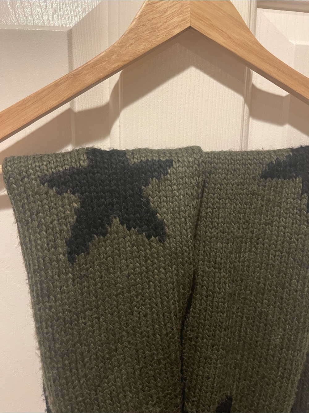 Coach Star Intarsia Scarf